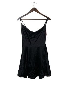 Popilush Shapewear Strappy Cowl Neck Tummy Control Flare Dress | XL